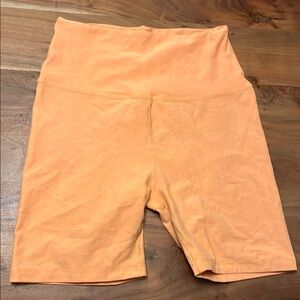 Beyond Yoga Women's Orange High-Waisted Shorts